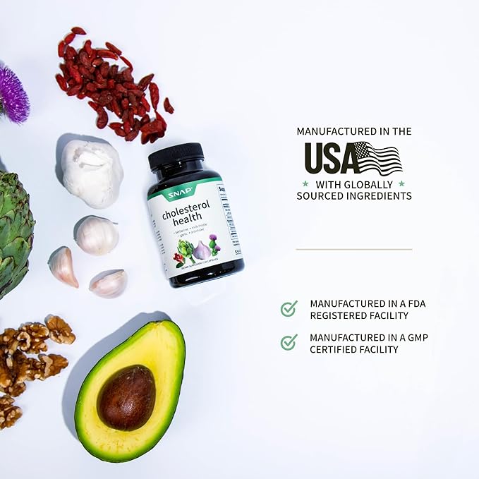 Snap Supplements Cholesterol Health 60 Capsules