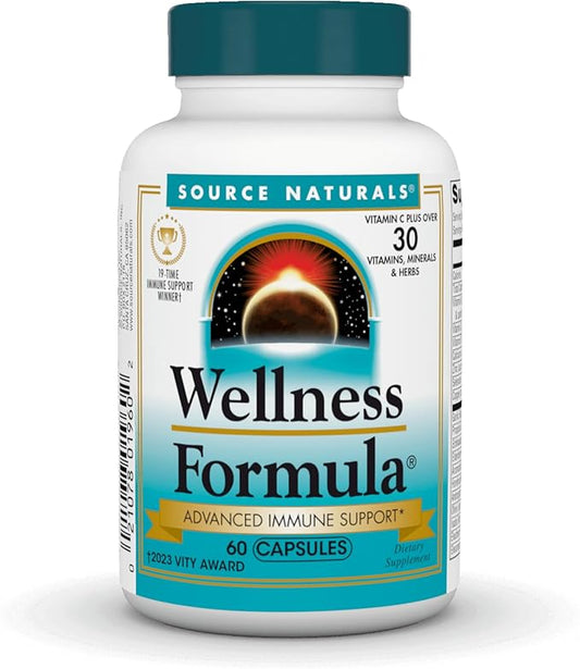Source Naturals Wellness Formula Bio-Aligned Vitamins 60 Capsules