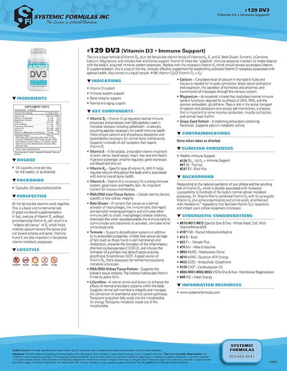 Systemic Formulas DV3 BioNutriment Vitamin D3
