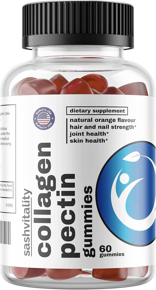 Collagen Gummies with Vitamin C & 60 Gummies 30 Day