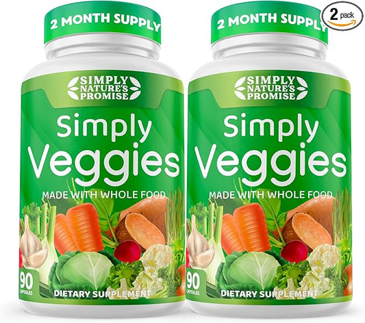 Simply Nature's Promise 90 Veggie 2 Month 18 Different 100% Soy