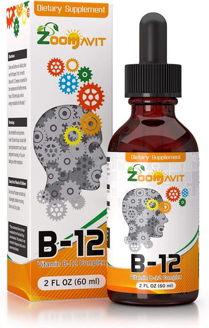 Vitamin B Complex Liquid Drops B2, B3, B3, B5, B5, B6 B6 & B12 -