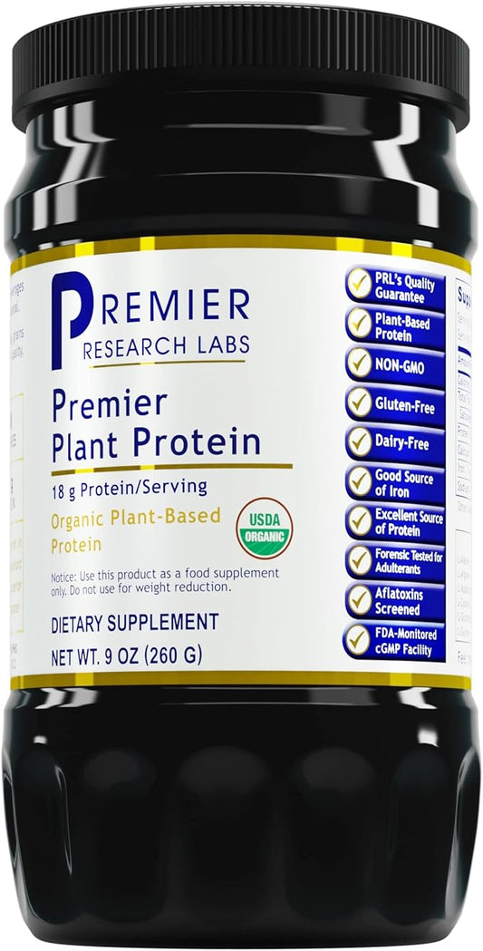 Premier Research Labs Premier Plant Protein 18 Grams 60+ Trace 9 oz