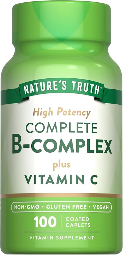 Nature's Truth Vitamin B Complex Plus 100 Caplets