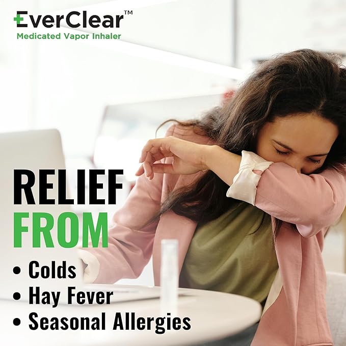 EverClear Medicated Vapor Inhaler, Nasal Decongestant 0.2 ml