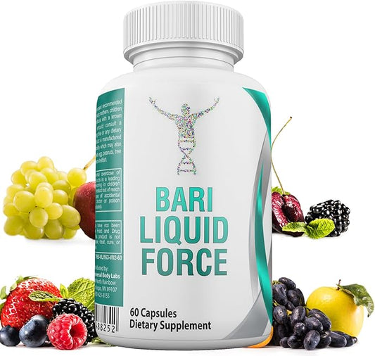 Gastric Bypass Vitamins with Iron Plus 42 Super Fruits & Vegetables for Post Bariatric Surgery Must Haves, Quick-Dissolve Gel Caps