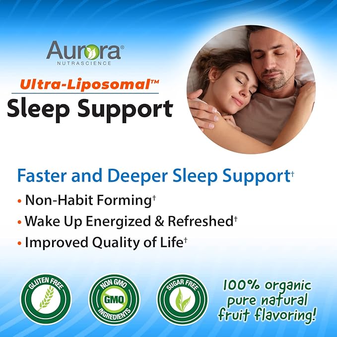 Aurora Nutrascience Ultra-Liposomal Sleep Support, 3 10 fl (300mL)