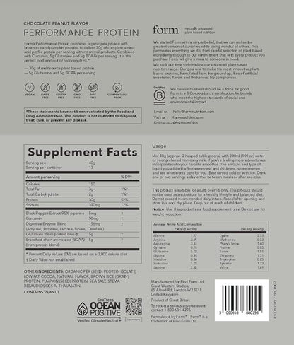 Form Performance Protein 30g of