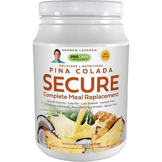 Andrew Lessman Secure Soy Complete Meal 60 Servings 65 Calories, 7 Grams