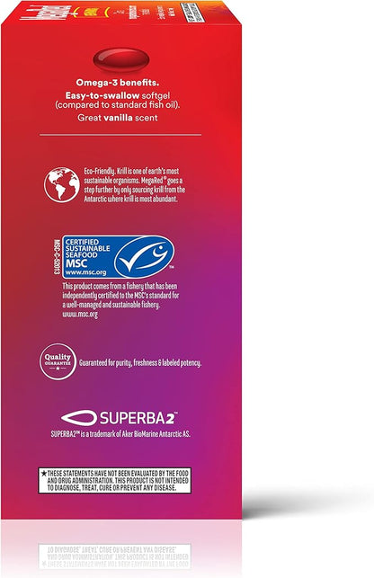MegaRed Omega 3 Fish Oil & (80 Count 3 Fatty