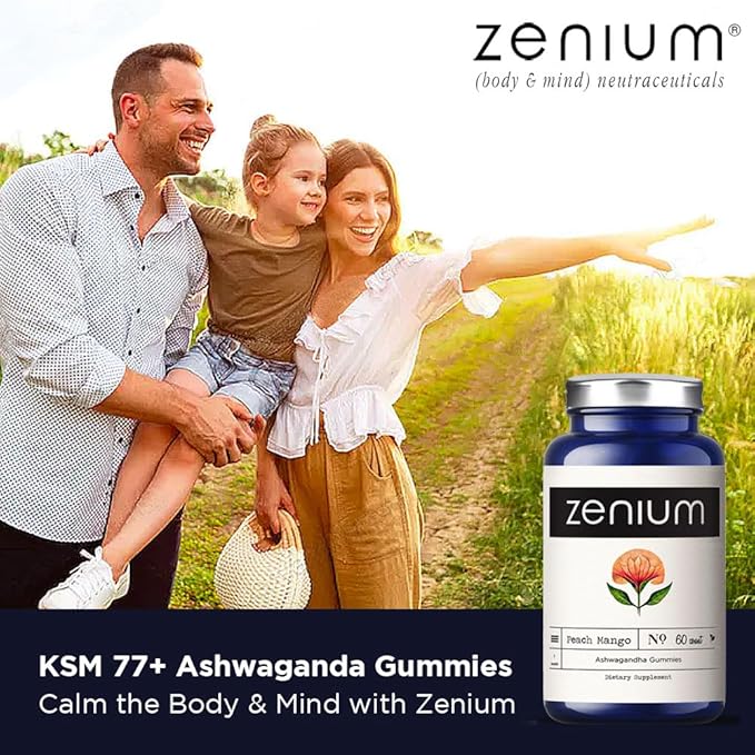 Ashwagandha 3,000mgs Gummy KSM-77+ High 10% Withanolide 60 Count