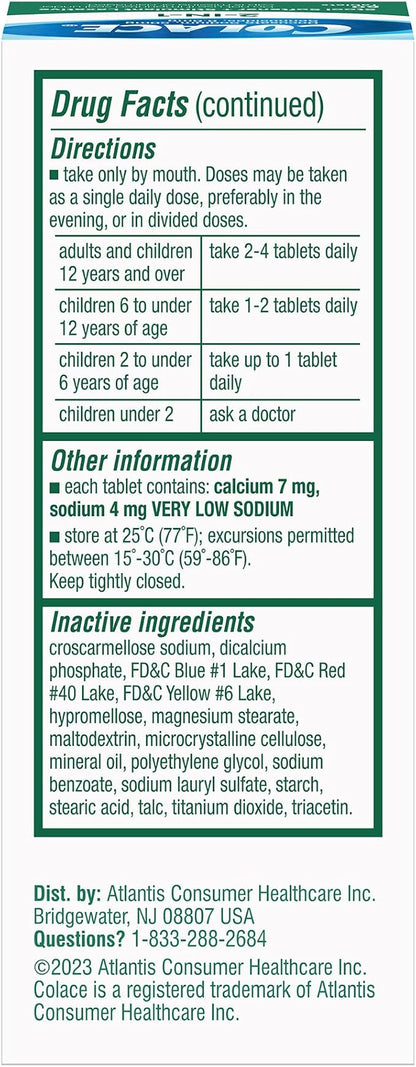 Colace 2-in-1 Stool Softener Plus Stimulant 60 Count 2)