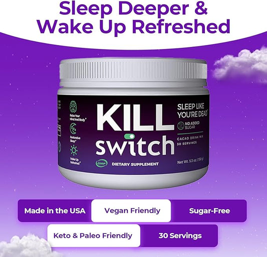 Killswitch Nootropics Brain & Sleep Support Supplement