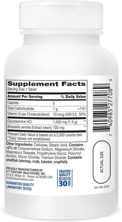 21st Century Glucosamine Daily Complex Plus 60 Count (27708)