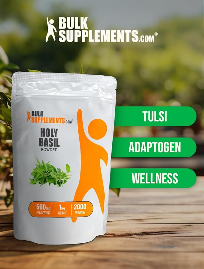 BulkSupplements.com Holy Basil Powder (1 Kilogram 2.2 lbs)