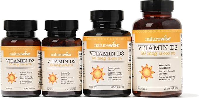 NatureWise Vitamin D3 2000iu (50 mcg) 360 Count(Pack 1)