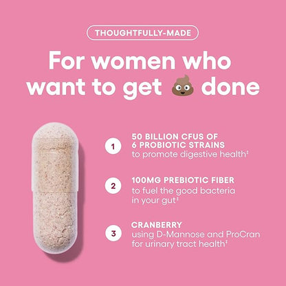 Physician's Choice Probiotics for Women 50 Billion 6 Unique 30 CT