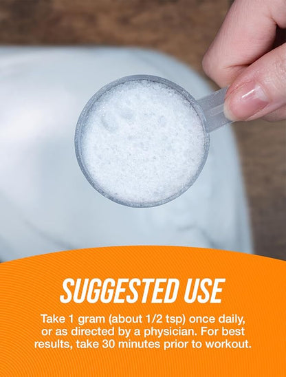 BulkSupplements.com BCAA 2:1:1 Powder - Branched Chain Amino Acids, BCAA Supplement, BCAAs Amino Acids Powder - Unflavored & Gluten Free, 1000mg per Serving, 500g (1.1 lbs) (Pack of 1)