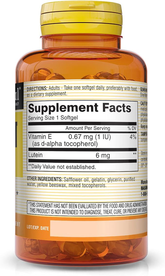 MASON NATURAL Lutein 6 mg 60 Softgels 3)