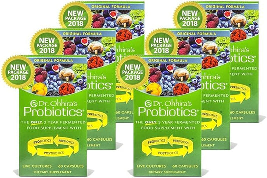 Dr. Ohhira's Probiotics Original Formula, 60 (6 Pack)