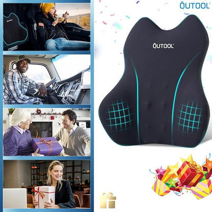QUTOOL Lumbar Support Pillow for Car/Office