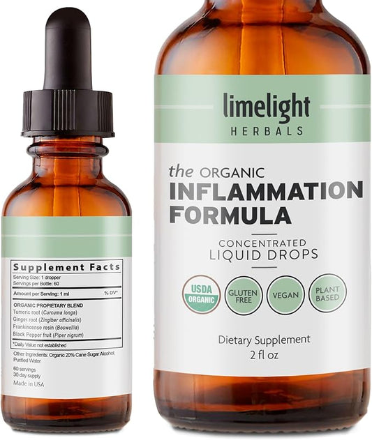 The Organic Inflammation Formula: Advanced Liquid 60 Servings,