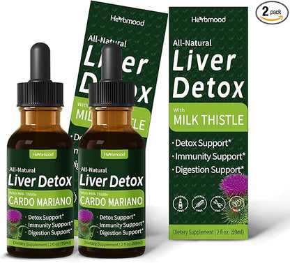 Milk Thistle Liver Detox Drops, Cardo Repair.4oz