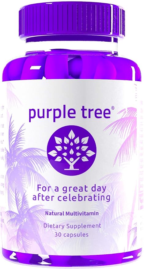 purple tree Post-Celebration Wellness Vitamins (30 Pills)