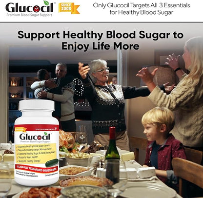 Glucocil – Premium Blood Sugar Support 2 Million 3 Essentials 2008, with