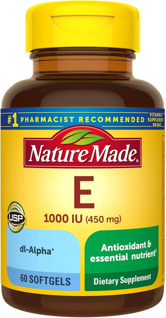 Nature Made Vitamin E 1000 IU 60 Ct