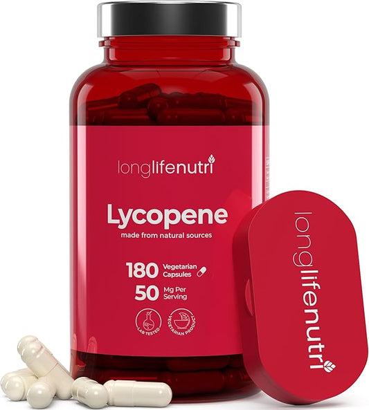 Lycopene 50mg 180 Vegetarian Capsules