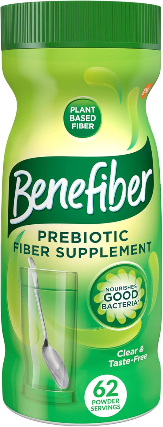 Benefiber Daily Prebiotic Fiber Supplement Powder 62 Servings (8.7 Ounces)
