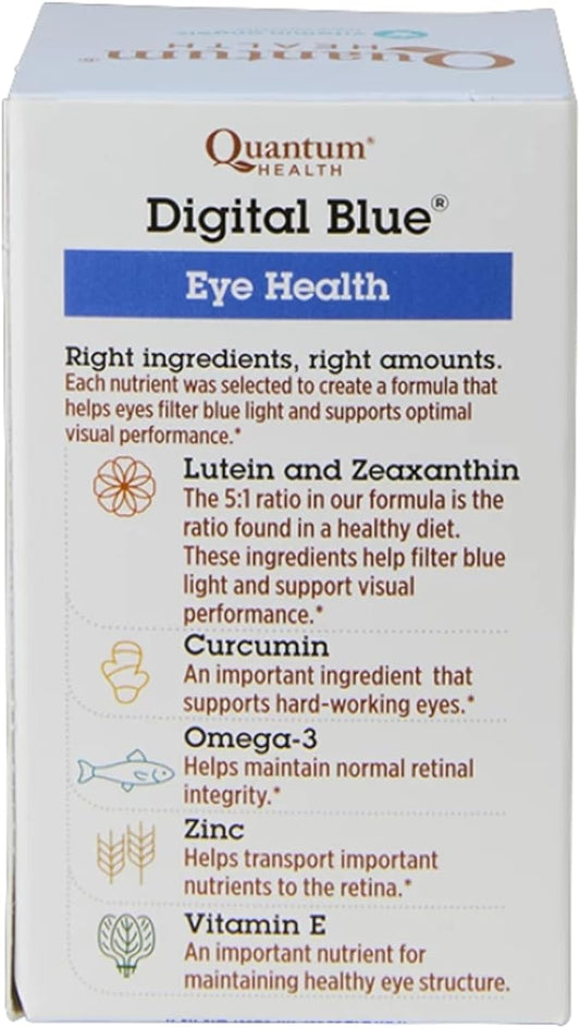 Quantum Health Digital Blue Eye Health, 60 Softgels