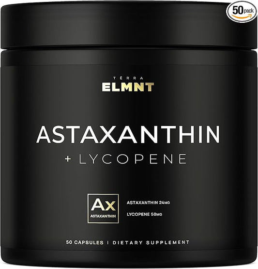 Astaxanthin 24mg + Lycopene 50mg Clinical 100% Natural
