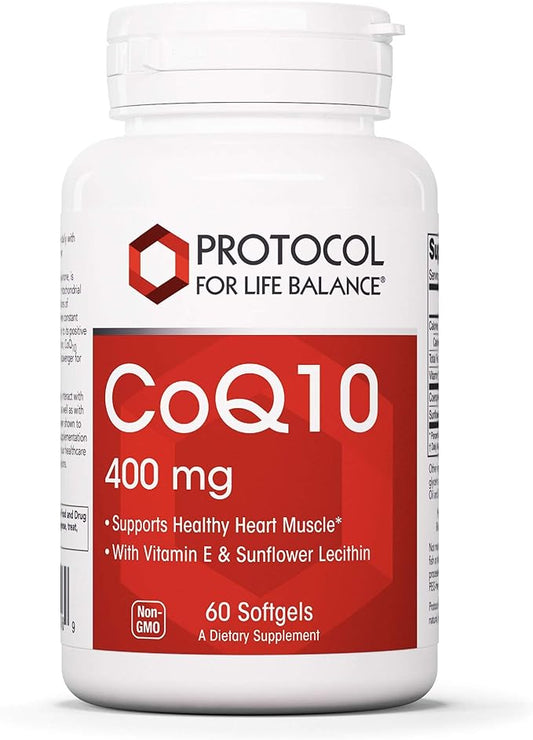 Protocol CoQ10 400mg with Vitamin E 60 Softgels