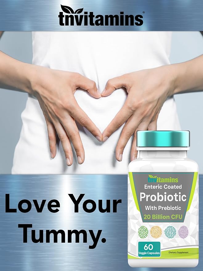 Probiotics for Women & Men 60 Enteric 20 Billion 8 Strains