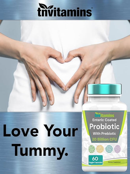 Probiotics for Women & Men 60 Enteric 20 Billion 8 Strains