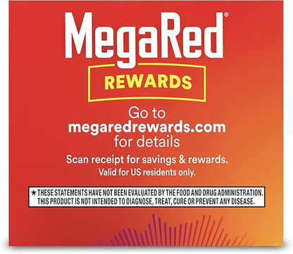 MegaRed Krill Oil 350mg Omega 3 #1 Dr 130 Softgels (130 Servings)