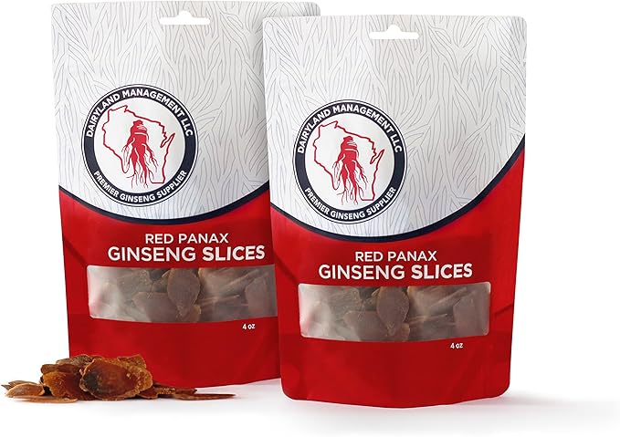 Red Panax Ginseng Slices 8 oz