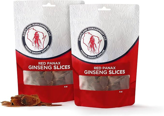 Red Panax Ginseng Slices 8 oz