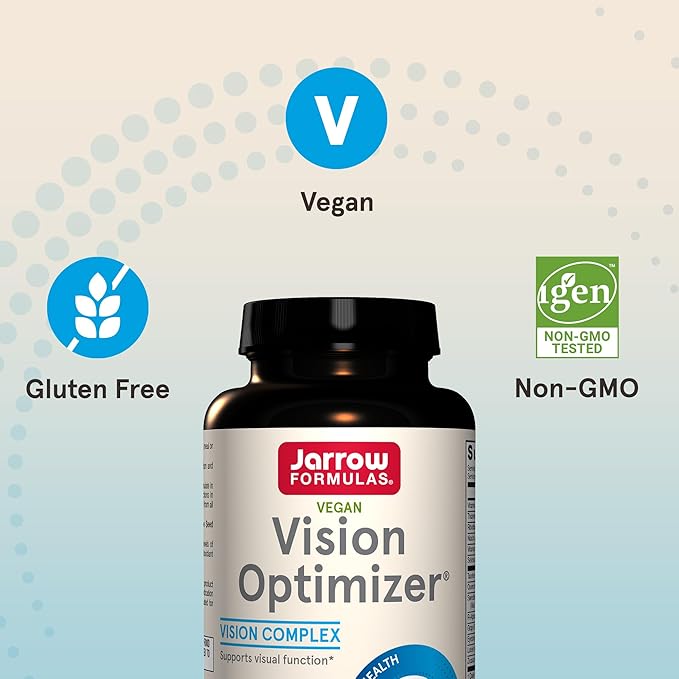 Jarrow Formulas Vision Optimizer, Dietary Supplement, 90 Capsules, 30 Day