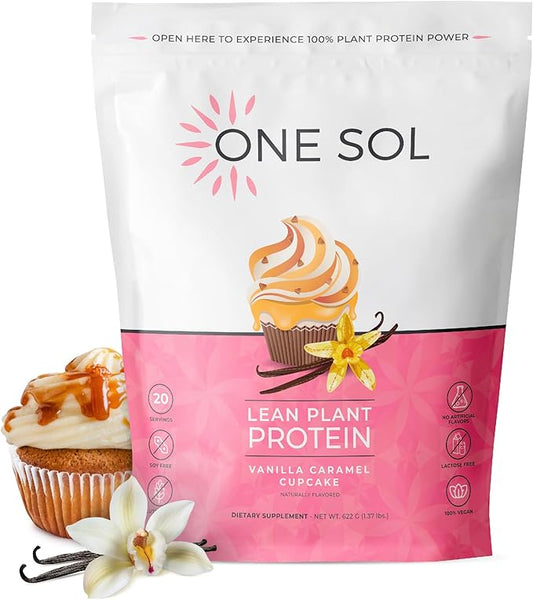 One Sol Protein Powder, Lean & 100% Plant-Based