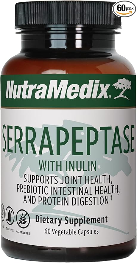 NutraMedix Serrapeptase Supplement (60 Capsules)