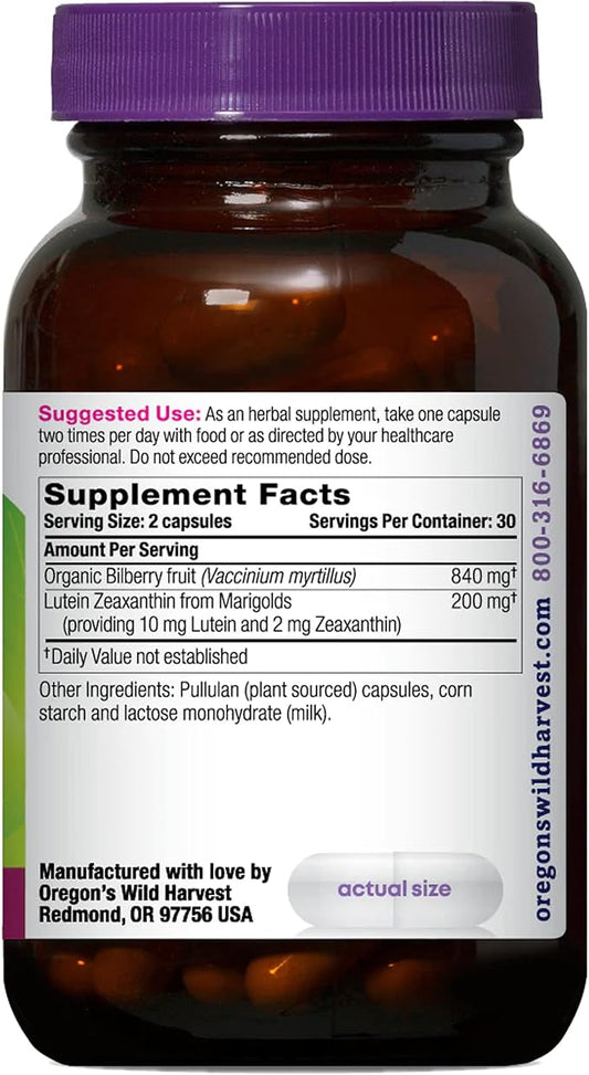 Oregon's Wild Harvest Eyes Love Lutein™ 60 Count
