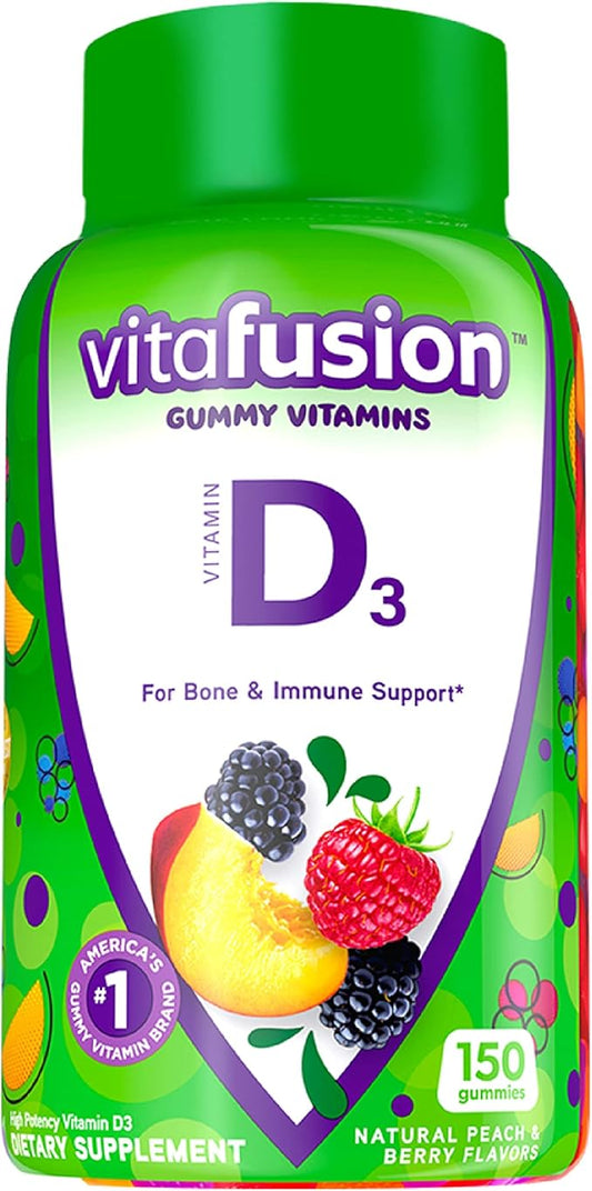 Vitafusion Vitamin D3 Gummy Vitamins 150 4 oz.