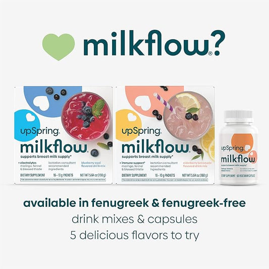 UpSpring Milkflow Energy Breastfeeding Supplement Drink 16 Drink
