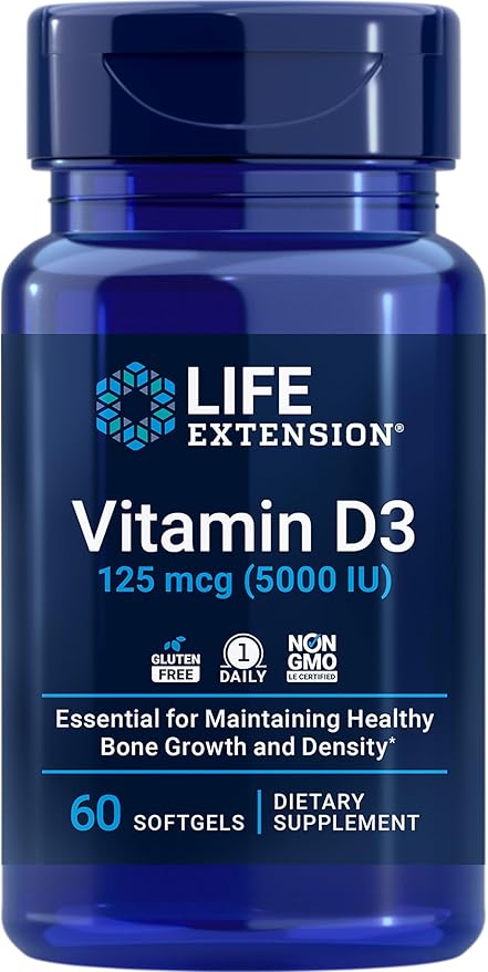 Life Extension Super Selenium Complex (100 Count) D3 5000 5000 IU (60 Count)