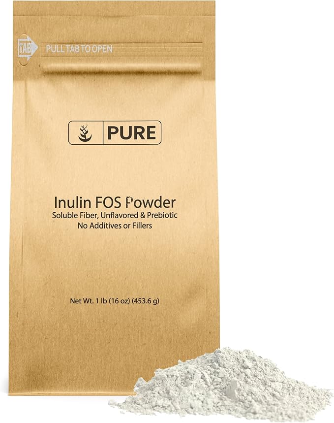 Pure Original Ingredients Inulin FOS Powder (1 lb)