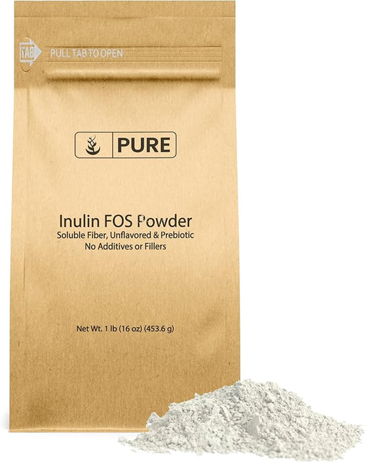 Pure Original Ingredients Inulin FOS Powder (1 lb)