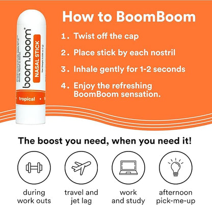 BoomBoom Nasal Stick (3 Pack)